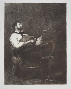Gitáros alkotó: François Bonvin