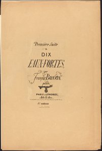 Első szvit tíz rézkarcból alkotó: François Bonvin