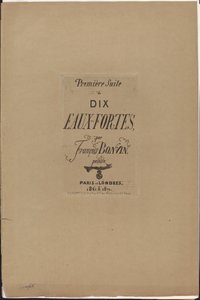 Első szvit tíz rézkarcból alkotó: François Bonvin