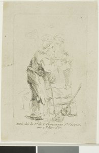 Egy rosszul öltözött paraszt alkotó: François Boucher