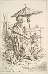 Egy másik kínai zenész, 1738-45. alkotó: François Boucher