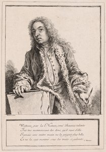 Antoine Watteau, c. 1727. alkotó: François Boucher