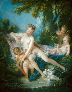 Vénusz fürdője. 1751 alkotó: François Boucher