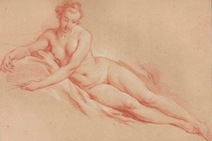 Boucher - Fekvő női akt alkotó: François Boucher