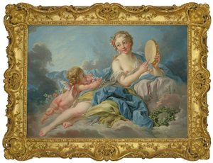 Boucher és a stúdió - The Muse Erato alkotó: François Boucher