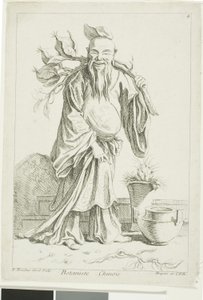 Kínai botanikus, különböző kínai figurák gyűjteményéből François Boucher szekrényéből alkotó: François Boucher