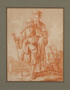 Kínai pár egy táj alkotó: François Boucher