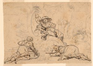 Designs for Chinoiserie Ornament alkotó: François Boucher