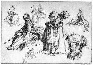 Változatos figurák, c1720-1770, 1924 alkotó: François Boucher