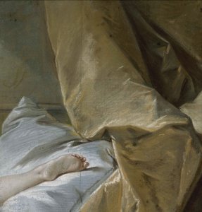 Lábtanulmány a szőke Odalisque számára, 1751 körül. alkotó: François Boucher