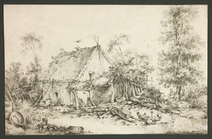 Farm udvar alkotó: François Boucher