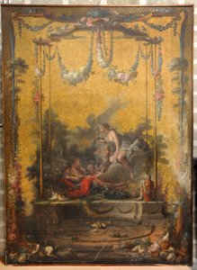 François BOUCHER, Maurice JACQUES - CARTON DE TAPISSERIE. AURORE ET CEPHALE, GOB-21-001 alkotó: François Boucher
