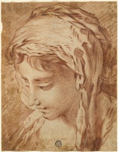 Egy nő feje alkotó: François Boucher
