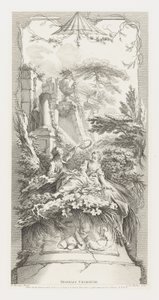 Hommage Champètre (Pastorale) in Nouveaux Morceaux pour des Paravents [Új koncepciók a paravánokhoz] alkotó: François Boucher
