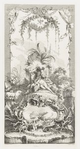 Léda in Új koncepciók a képernyőkhöz [Morceaux pour des paravents] alkotó: François Boucher