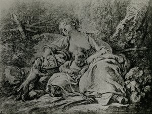 Útban a piac felé alkotó: François Boucher