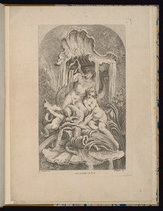 2. tábla, Receuil de Fontaines (Szökőkutak gyűjteménye) alkotó: François Boucher