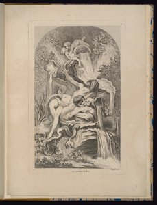 5. tábla, Receuil de Fontaines (Szökőkutak gyűjteménye) alkotó: François Boucher