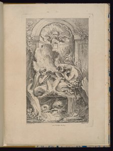 6. tábla, Receuil de Fontaines (Szökőkutak gyűjteménye) alkotó: François Boucher