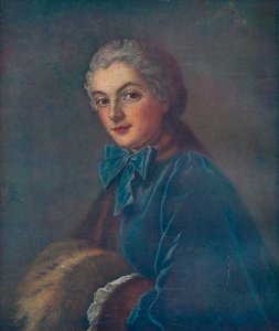 Fiatal nő portréja, 18. század alkotó: François Boucher