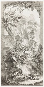 Rocaille (rokokó dizájn), in Új darabok képernyőkhöz (Új koncepciók képernyőkhöz) alkotó: François Boucher
