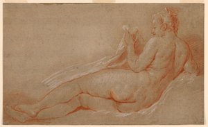Tanulmány a fekvő akthoz alkotó: François Boucher