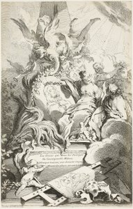 A gráciák Watteau sírján alkotó: François Boucher