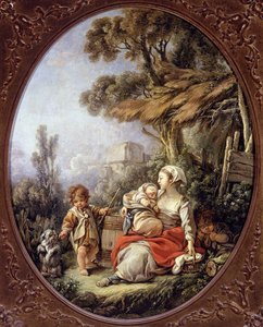 A kiskutyák táncolnak alkotó: François Boucher