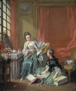 The Milliner, 1746 alkotó: François Boucher