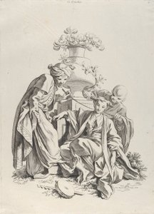 Érintés, Az öt érzékből, 1720-70. alkotó: François Boucher