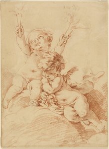 Két Putti alkotó: François Boucher