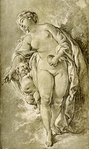 Vénusz az almával alkotó: François Boucher