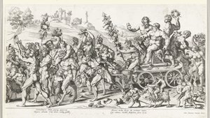 Bacchus diadala, jobb fele alkotó: François Chauveau (attributed to)