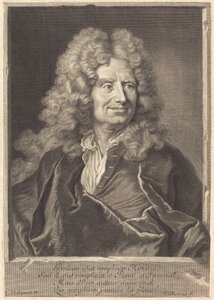 Nicholas Boileau alkotó: François Chereau I after Hyacinthe Rigaud