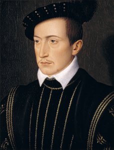 Guy XVIII, Comte de Laval, 1540 körül (olaj, tölgyfa panel) alkotó: François Clouet