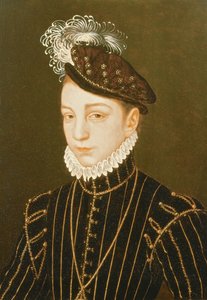 IX. Károly portréja (panel) (a szentpétervári Ermitázs rajzához kapcsolódik)