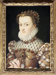 Ausztriai Erzsébet portréja alkotó: François Clouet