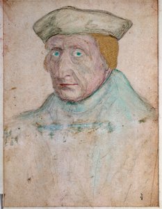 Guillaume Bude (Budee) (Budaeus) (1467-1540), I. Francois Fontainebleau-i Királyi Könyvesbolt mesterének portréja Francois Clouet rajza (1475 / 1485-1540). 1535. Musee Conde, Chantilly alkotó: François Clouet