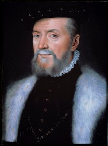 Anne de Montmorency rendőrtiszt portréja alkotó: François Clouet