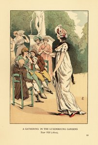 Gyülekező a Luxemburgi Kertekben, VIII. évfolyam alkotó: François Courboin