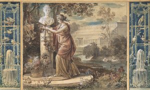 Josephine császárnő allegóriája a malmaisoni kertek védőnőjeként, kb. 1805-6.