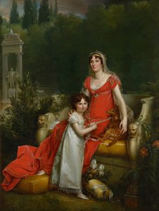 Elisa Bonaparte és lánya, Napoleona Baciocchi