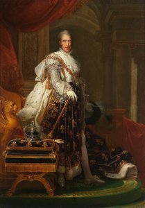 francia: Charles X en habits de sacre Charles X of France