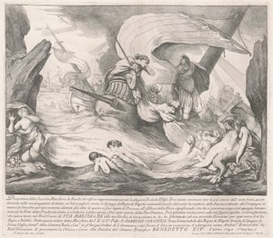 A Seconda Macchina az 1742-es kínai számára: Ulysses és a szirének alkotó: François Hutin