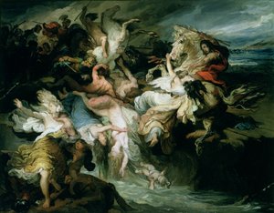 Gaius Marius (Kr. e. 157-86) A teutonok és a cimbri veresége (olaj, papír, vászon)