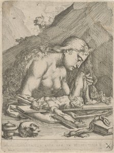 Szent Mária Magdolna, mint bűnbánó bűnös alkotó: François Joseph Lonsing