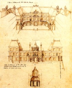 François Mansart, a Blois - Cosperec projekt 1998 p. 160