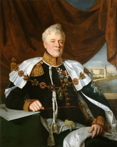 Dmitrij Vlagyimirovics Golicin herceg portréja 1771-1844, 1835 alkotó: François Nicolas Riss