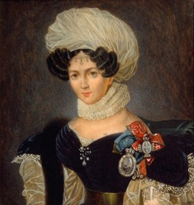 Tatyana Vasziljevna Golicina hercegnők portréja 1783-1841, 1830-as évek alkotó: François Nicolas Riss