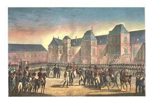 Napóleon távozása Fontainebleau-ból, 1814. április 20., 1850.